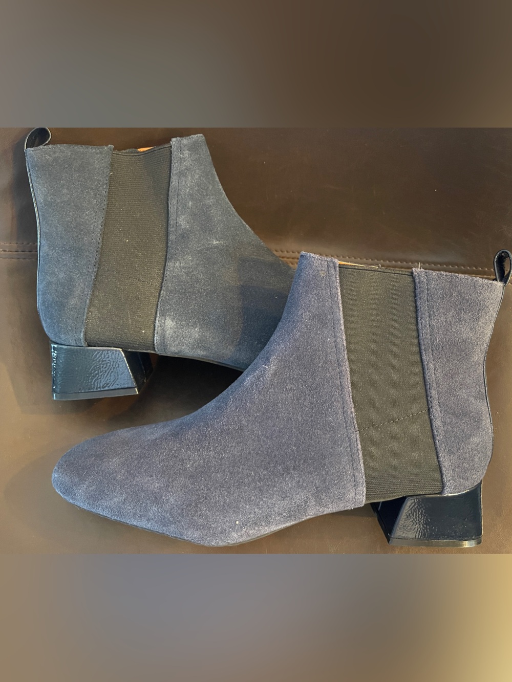 Donald J. Pliner Women's Suede Boots in Navy